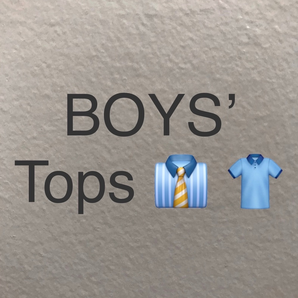 ** BOYS Tops 4SALE - Size 4T thru Size 20 **